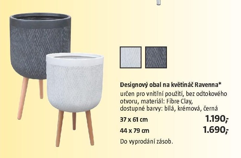 Designový obal na květináč Ravenna - BAUHAUS akcniletaky.com