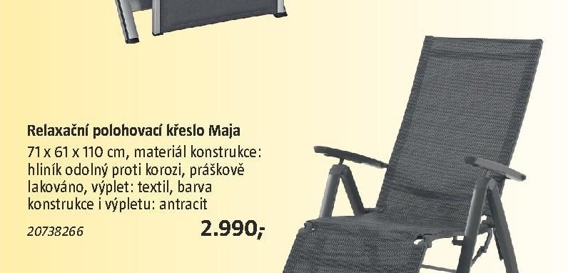 Relaxační polohovací křeslo Maja - BAUHAUS akcniletaky.com