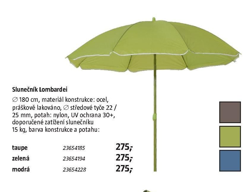 Slunečník Lombardei - BAUHAUS akcniletaky.com