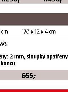 Sloupek 200 x 12 x 4 cm - BAUHAUS akcniletaky.com