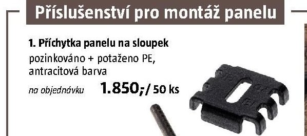 Příchytka panelu na sloupek - BAUHAUS akcniletaky.com
