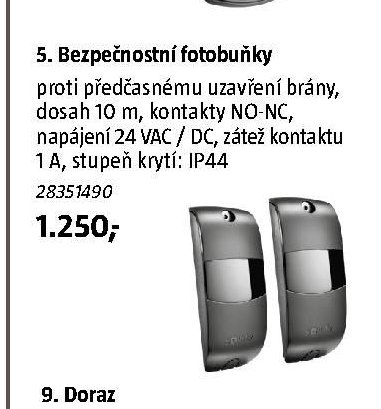 5. Bezpečnostní fotobuňky - BAUHAUS akcniletaky.com