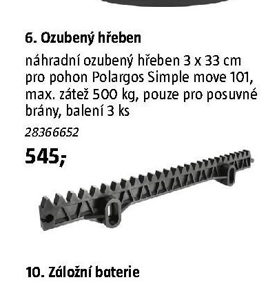 6. Ozubený hřeben - BAUHAUS akcniletaky.com
