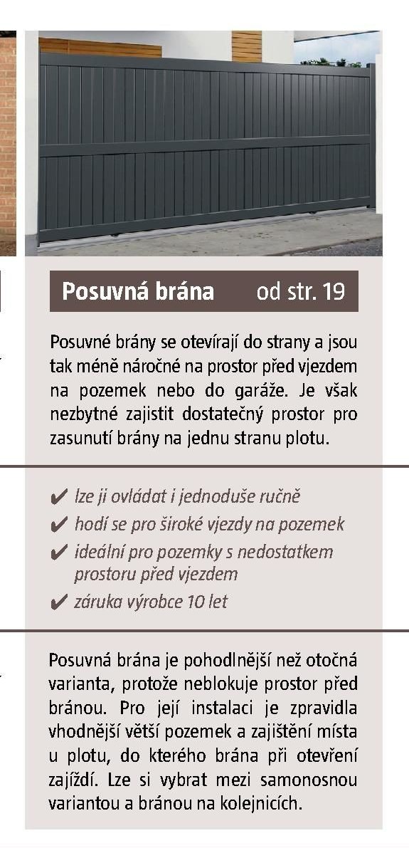 Posuvná brána - BAUHAUS akcniletaky.com