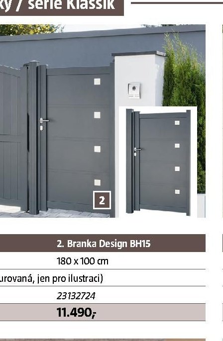 Branka Design BH15 - BAUHAUS akcniletaky.com