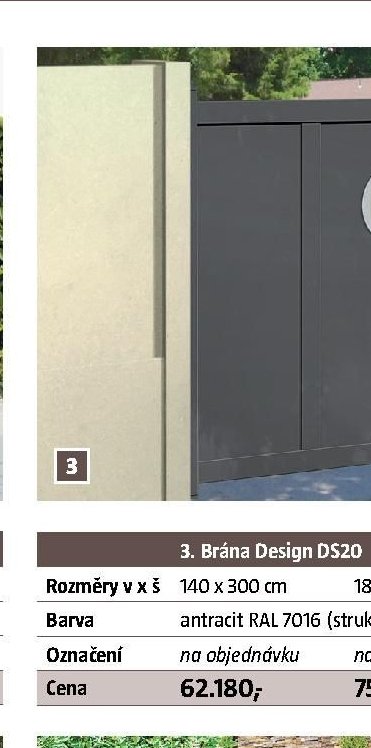 Brána Design DS20 - BAUHAUS akcniletaky.com