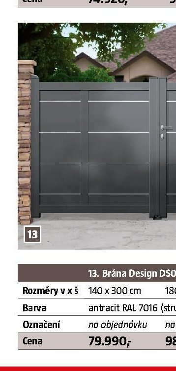 Brána Design DS05 - BAUHAUS akcniletaky.com