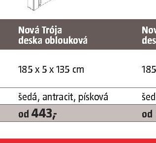 Nová Trója deska oblouková - BAUHAUS akcniletaky.com