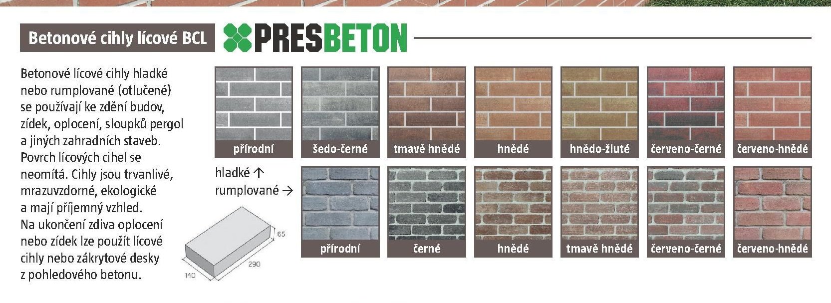 Betonové cihly lícové BCL - BAUHAUS akcniletaky.com