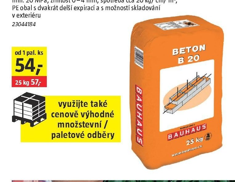 Beton B20 - BAUHAUS akcniletaky.com