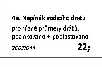 4a. Napínák vodícího drátu - BAUHAUS akcniletaky.com