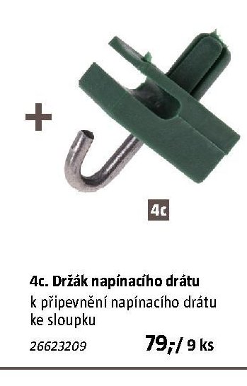 4c. Držák napínacího drátu - BAUHAUS akcniletaky.com