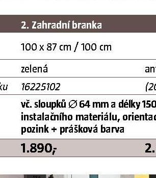 Zahradní branka zelená - BAUHAUS akcniletaky.com