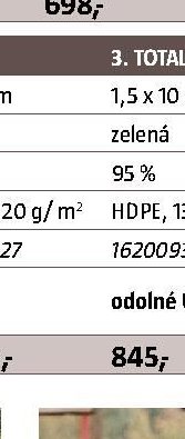 TOTALTEX – plotová clona tkaná, 1,5 x 10 m, zelená - BAUHAUS akcniletaky.com