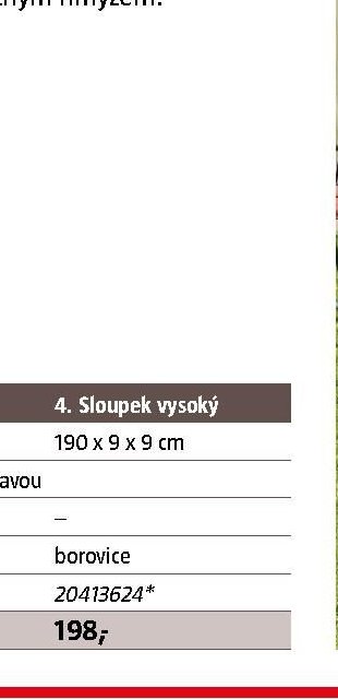 4. Sloupek vysoký - BAUHAUS akcniletaky.com