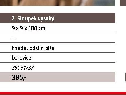 2. Sloupek vysoký - BAUHAUS akcniletaky.com