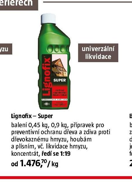 Lignofix - Super - BAUHAUS akcniletaky.com
