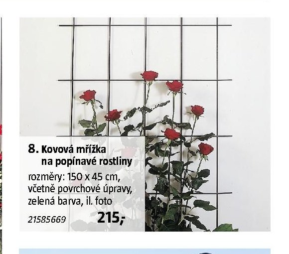 8. Kovová mřížka na popínavé rostliny - BAUHAUS akcniletaky.com