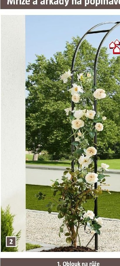 Oblouk na růže Zelený - BAUHAUS akcniletaky.com