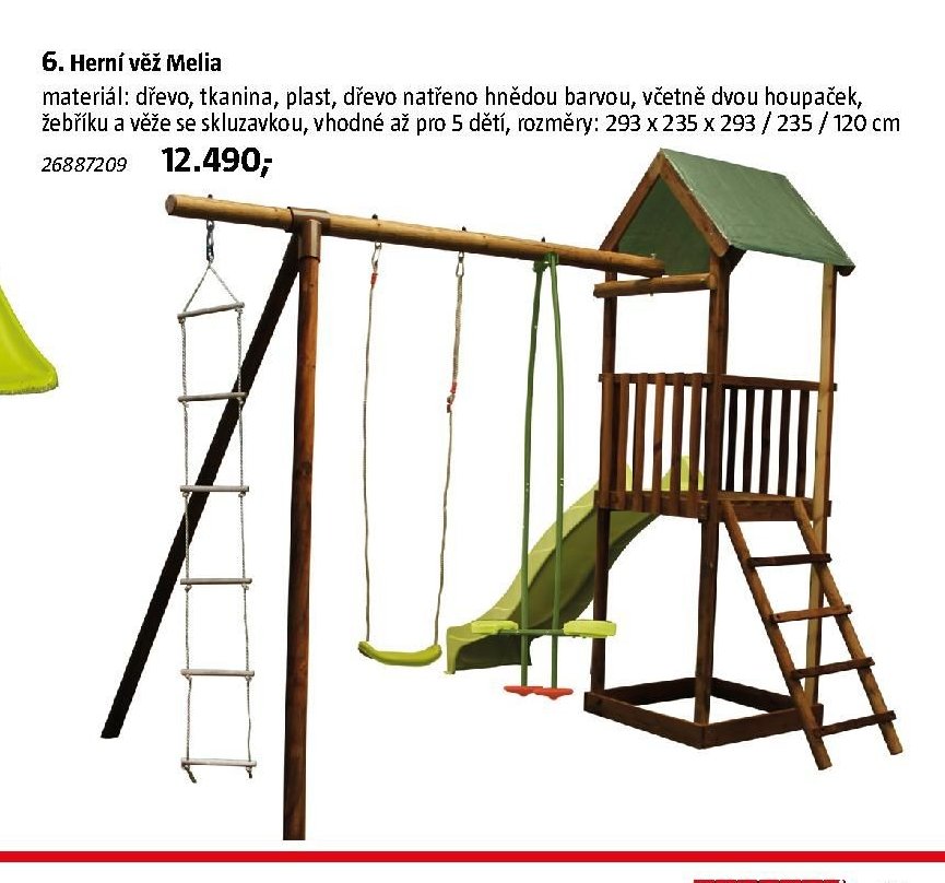 6. Herní věž Melia - BAUHAUS akcniletaky.com