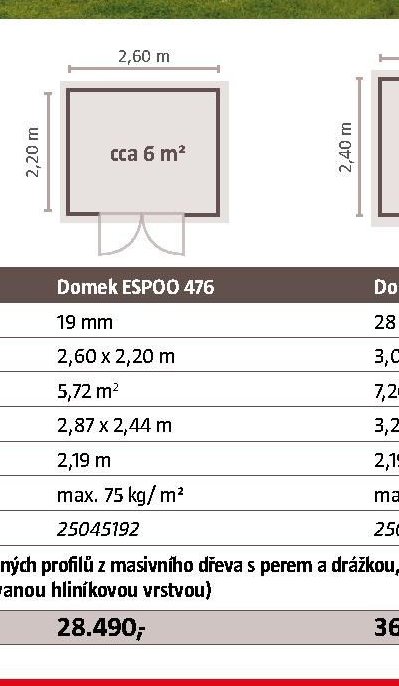 Domek ESPOO 476 - BAUHAUS akcniletaky.com