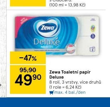 Zewa Toaletní papír Deluxe