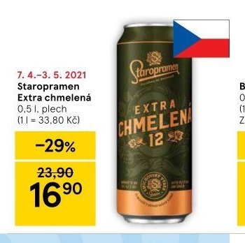 Staropramen Extra chmelená