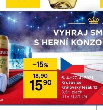 Krušovice Královský ležák 12
