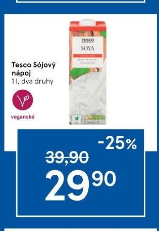 Tesco Sójový nápoj