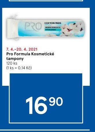 Pro Formula Kosmetické tampony