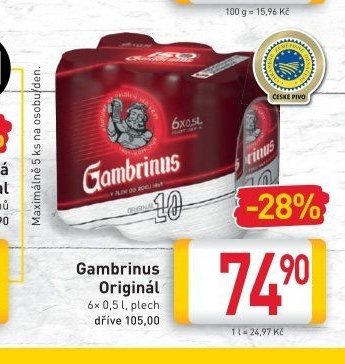 Gambrinus Originál