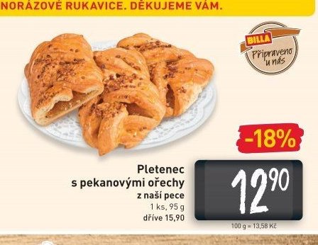 Pletenec s pekanovými ořechy z naší pece