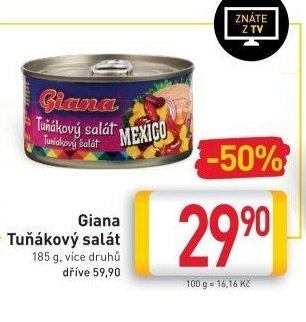 Giana Tuňákový salát