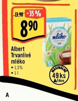 Albert Trvanlivé mléko