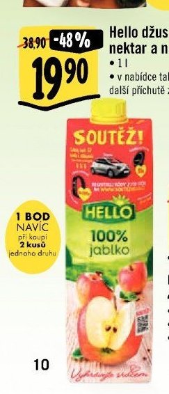 Hello džus, nektar a nápoj