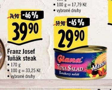 Franz Josef Tuňák steak