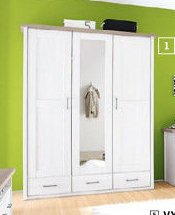 Šatní skříň Luca - ASKO akcniletaky.com