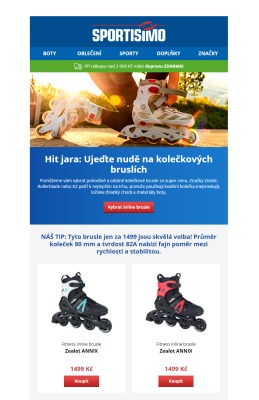 akční leták Sportisimo 4.4.2021-9.4.2021