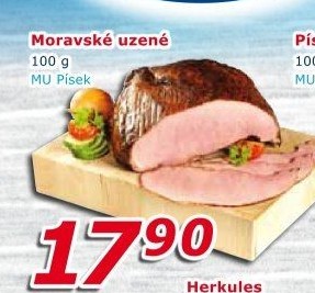 Moravské maso uzené Maso uzeniny Písek