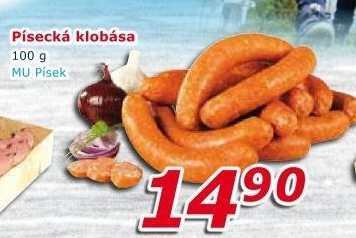 Písecká klobása Maso uzeniny Písek