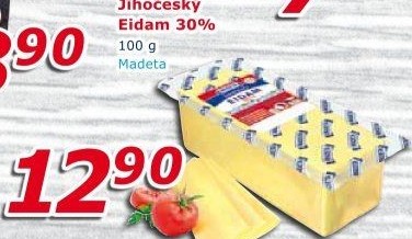 Sýr Eidam Jihočeský 30% Madeta
