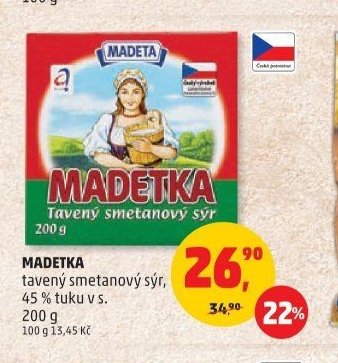 MADETKA tavený smetanový sýr