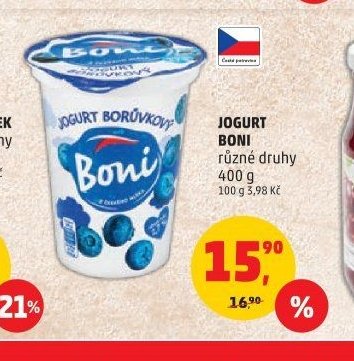 JOGURT BONI různé druhy