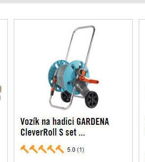 Vozík na hadici GARDENA CleverRoll S set... - Hornbach akcniletaky.com