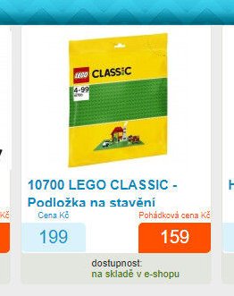 10700 LEGO CLASSIC - Podložka na stavění