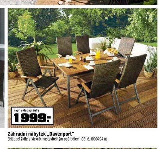 Zahradní nábytek „Davenport“