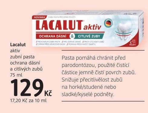 Lacalut aktiv zubní pasta