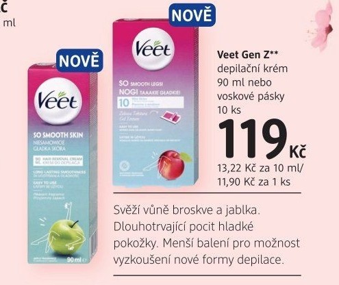 Krém depilační Veet - dm drogerie akcniletaky.com