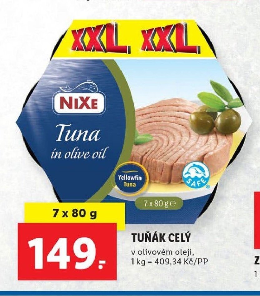 Nixe tuňák v olivovém oleji