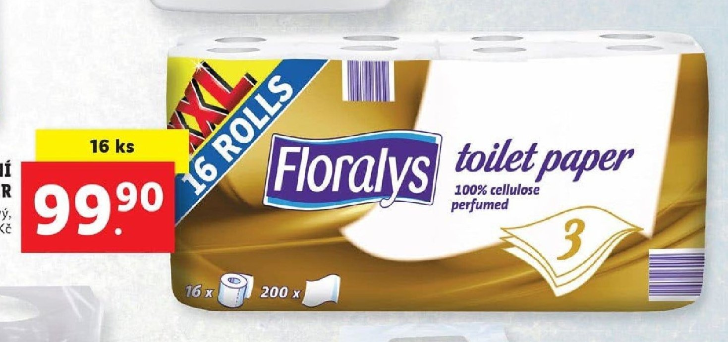 Floralys toaletní papír